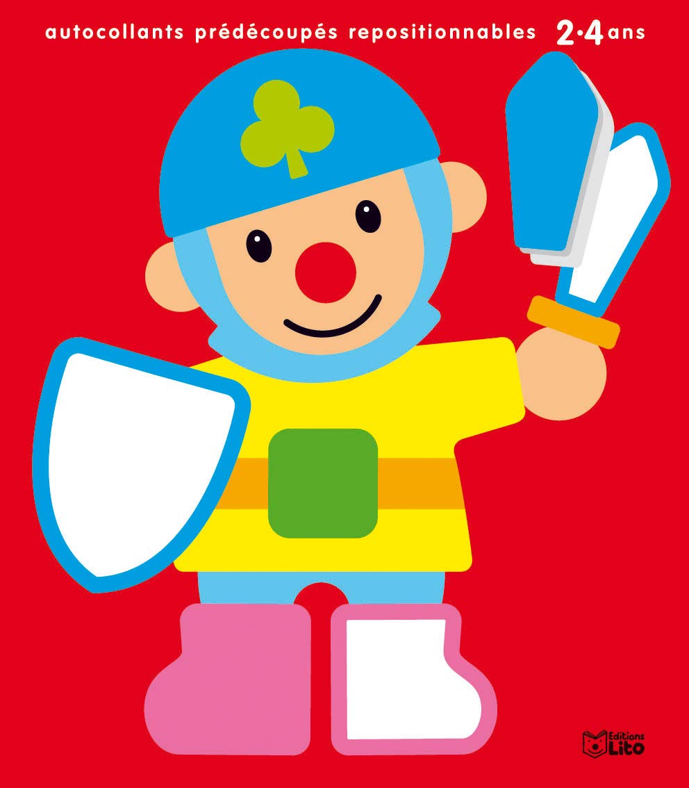 Autocollants tout beaux, tout mignons ! : Soldat Moyen Age - Dès 2 ans ( périmé ) book