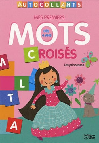 Mes premier mots Croisés en autocollants : les princesses - Dès 4 ans book