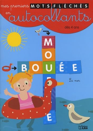 Mes premiers mots fléchés en autocollants : la mer - Dès 4 ans Leisure & Fun