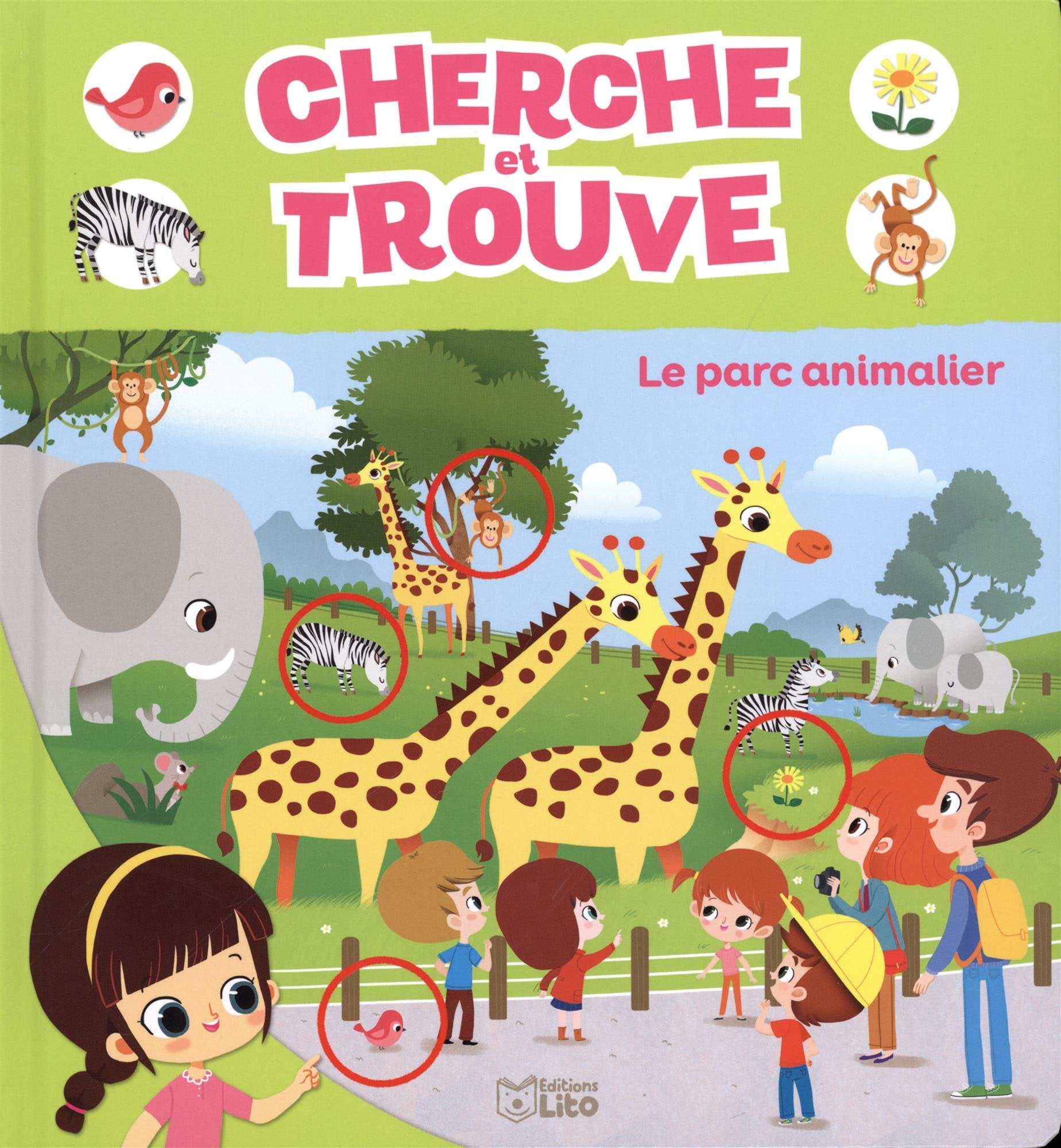 Cherche et trouve: Le parc animalier - Dès 3 ans Books