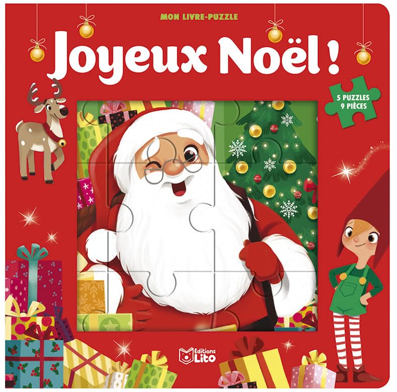 Mon Livre-puzzle 9 pièces - Joyeux Noël ! Dès 2 ans book