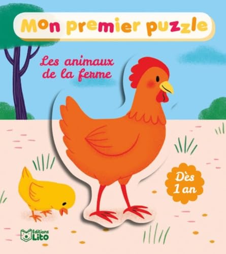 Mon premier puzzle: Les animaux de la ferme - Dès 1 an book