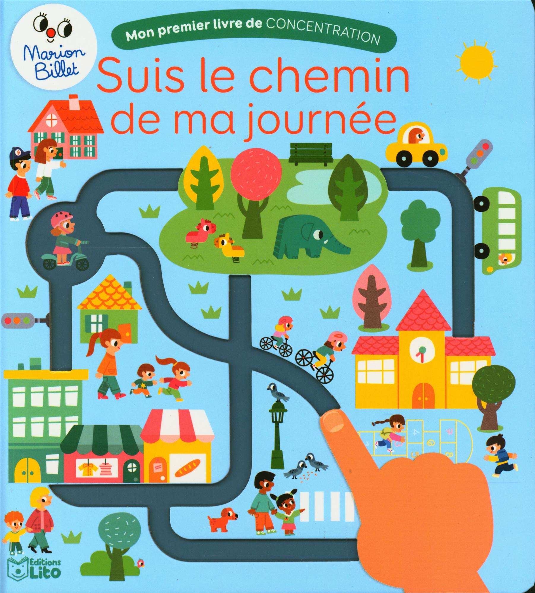 Mon premier livre de concentration: Suis le chemin de ma journée - Dès 2 ans book