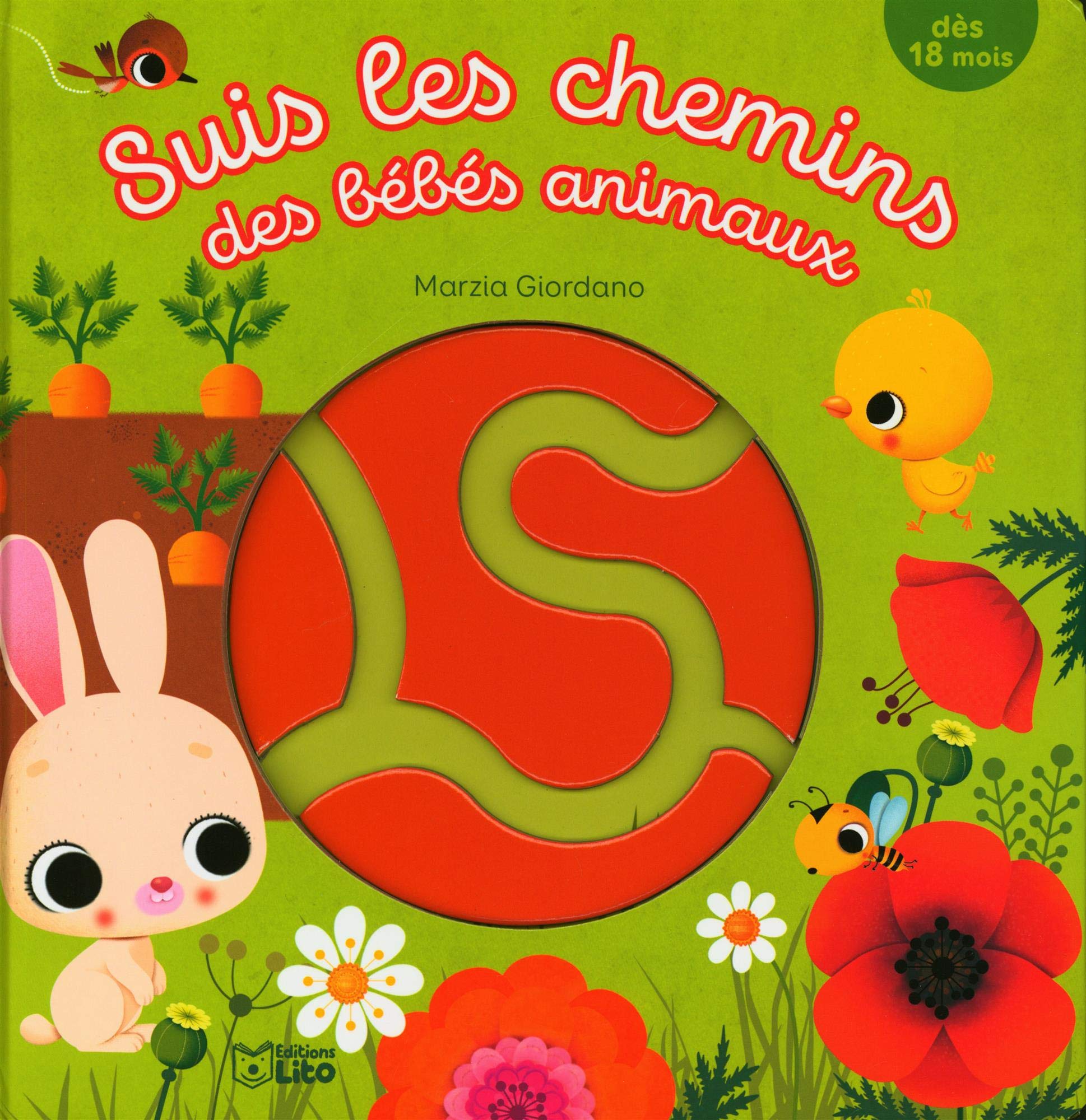Suis les chemins des bébés animaux Books