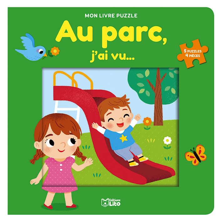 Mon livre puzzle 4 pièces: Au parc, j'ai vu... - Dès 18 mois book