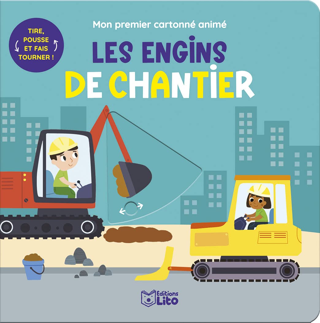Mon Premier cartonné animé -Les engins de chantier - Dès 1 an book