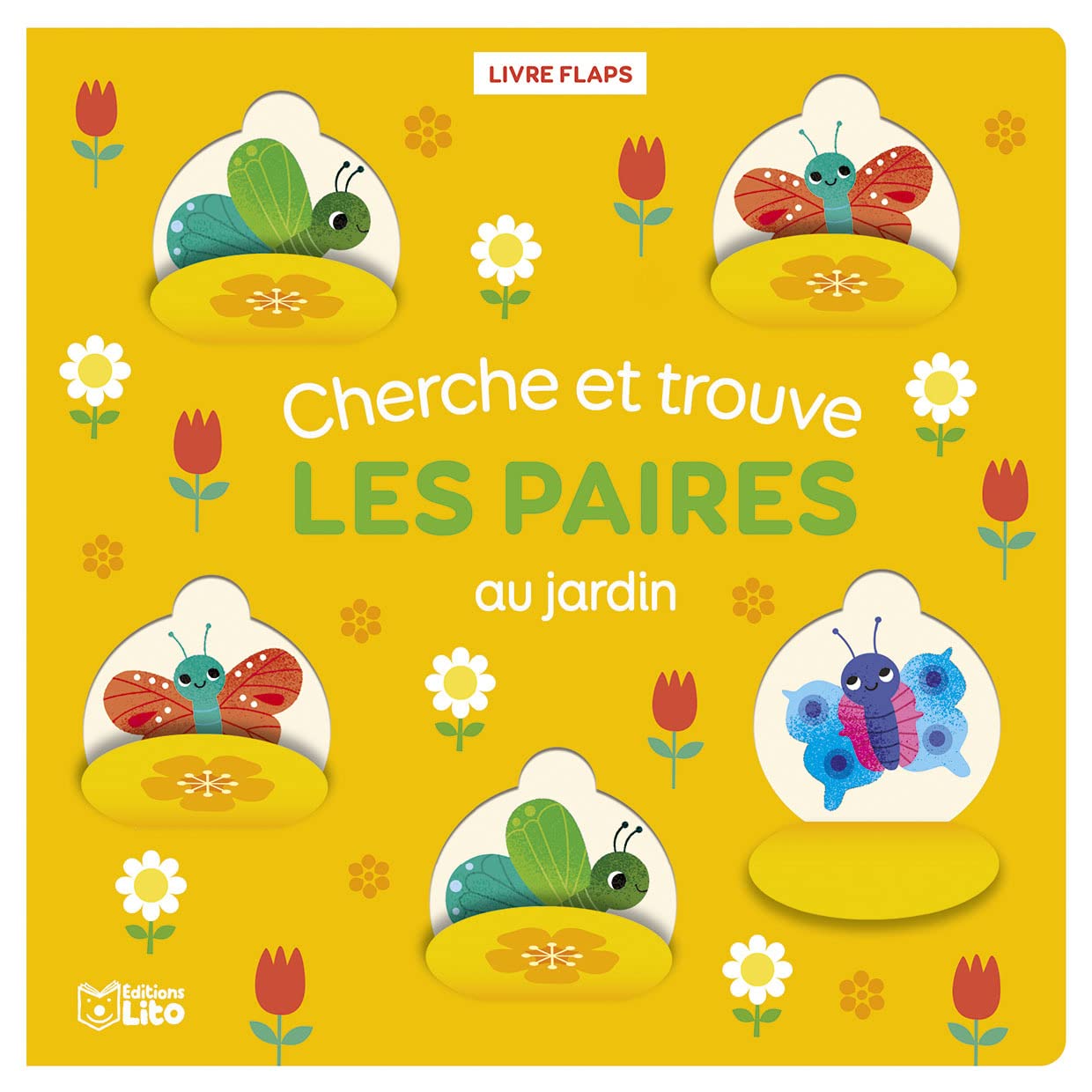 Cherche et trouve les paires au jardin book