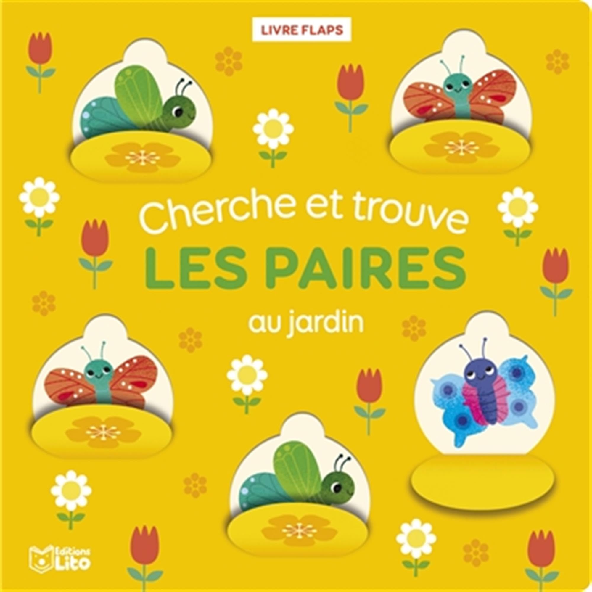 Cherche et trouve les paires au jardin book