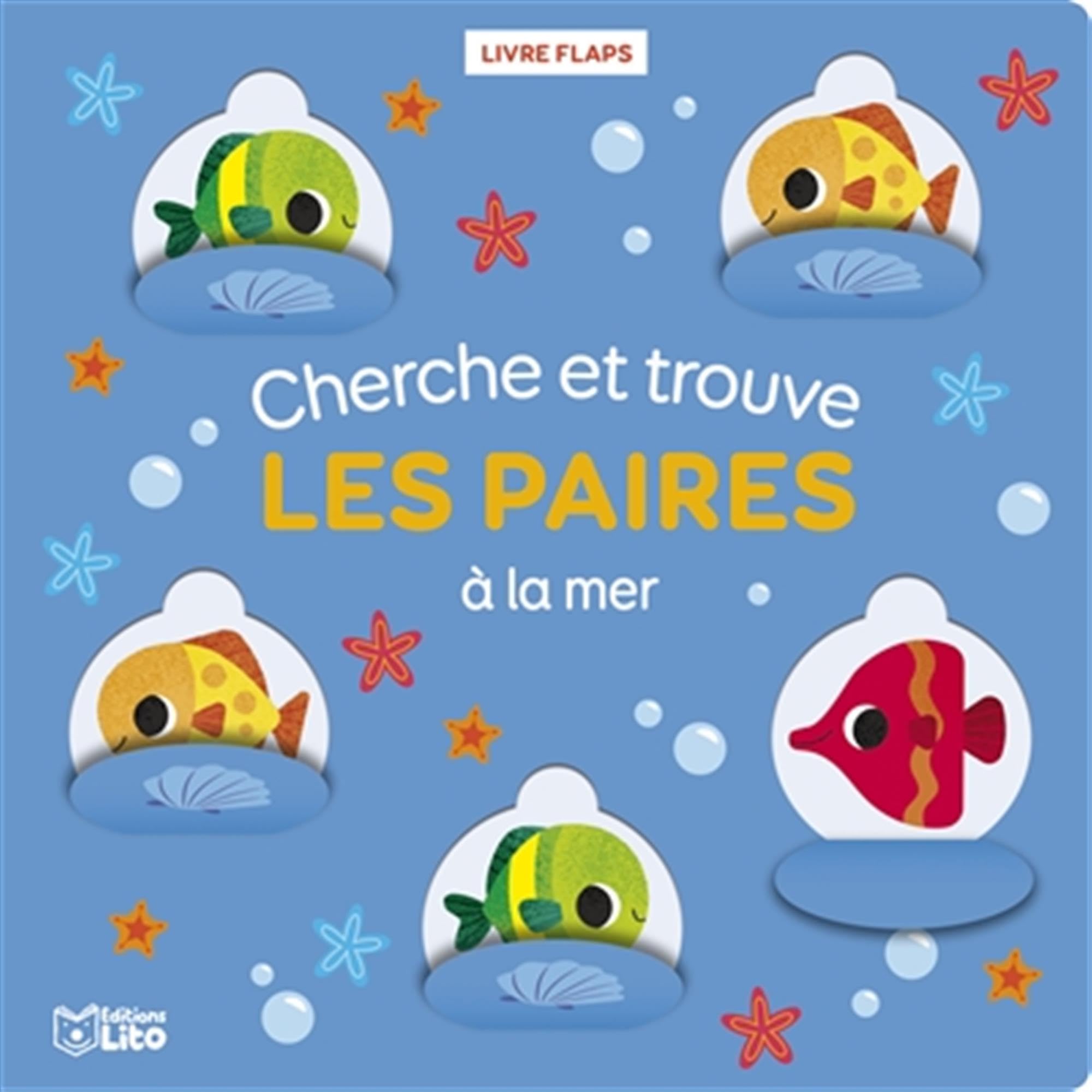 Cherche et trouve les paires à la mer book