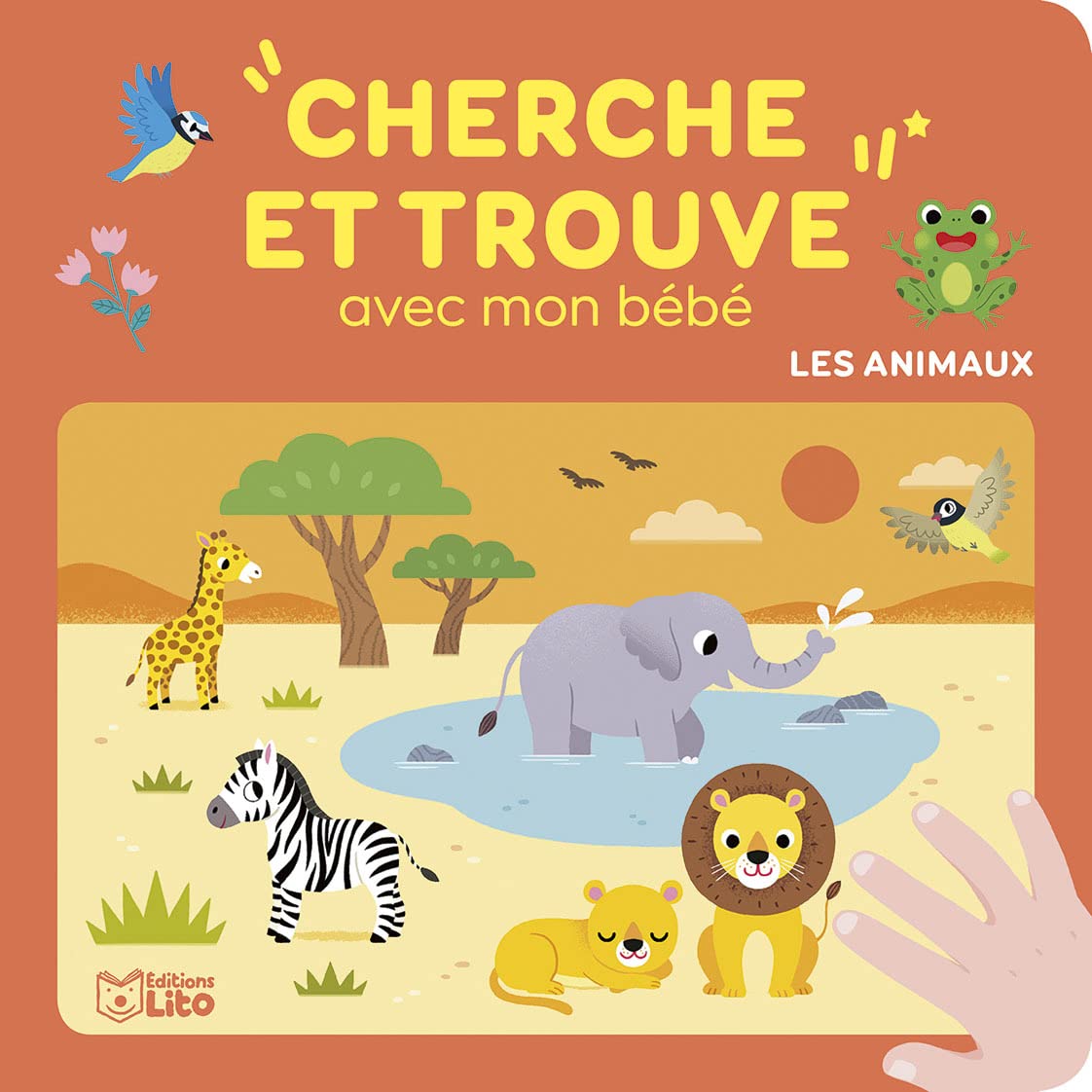 Je joue avec mon bebe - Cherche et trouve les animaux - Dès 18 mois Books
