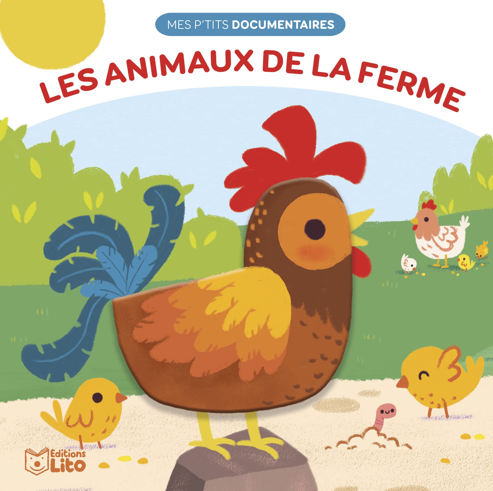 Mes p'tits documentaires en relief - Les animaux de la ferme book