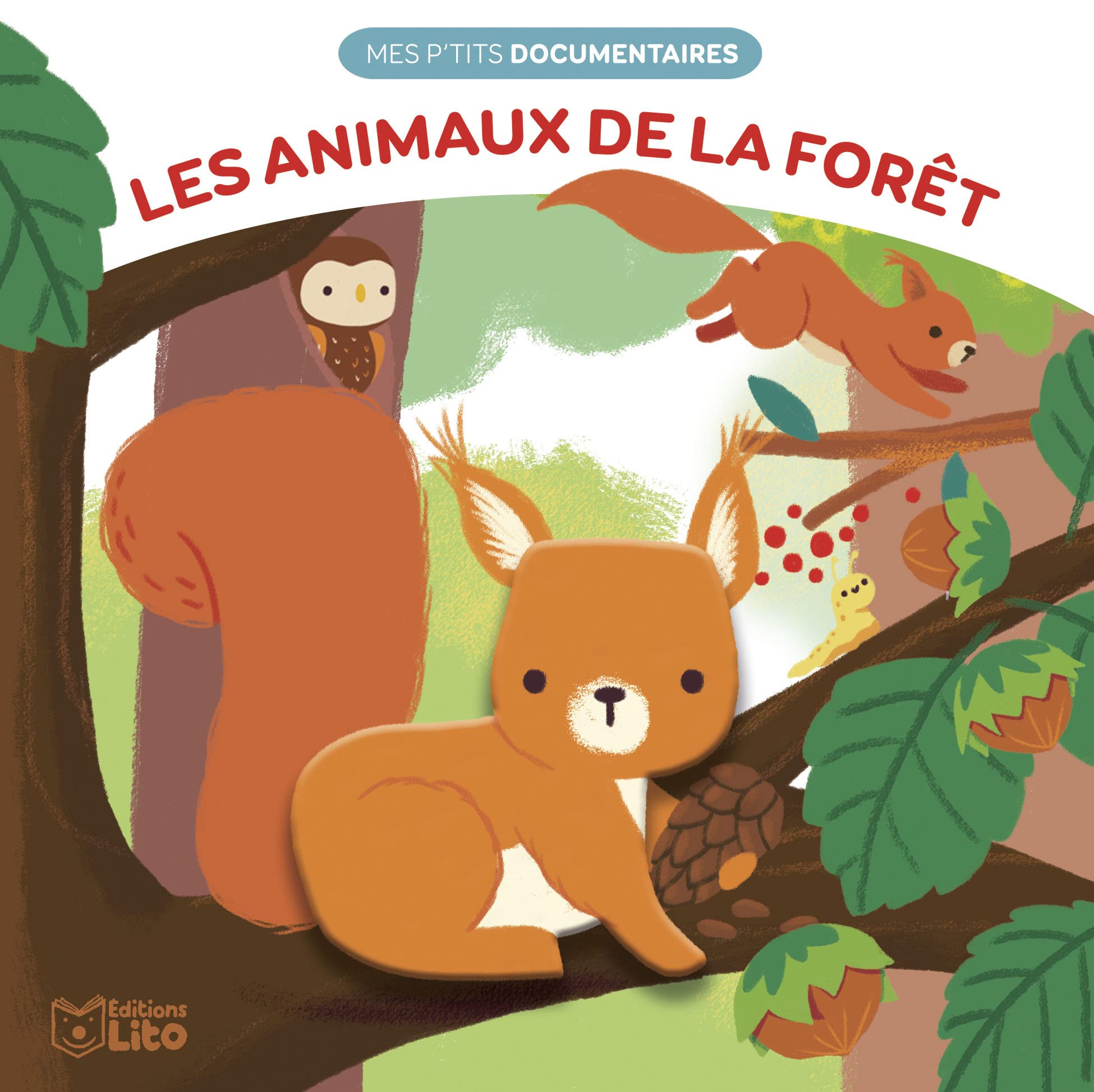 Mes p'tits documentaires en relief - Les animaux de la foret book