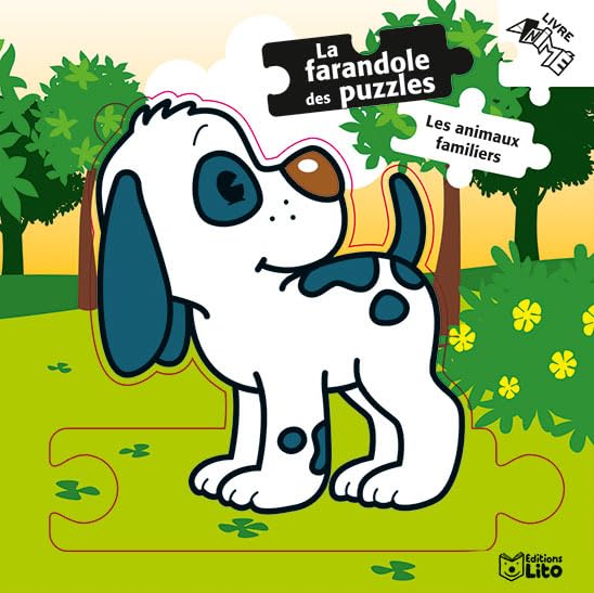 La farandole des puzzles: Les animaux familiers - Dès 2 ans book