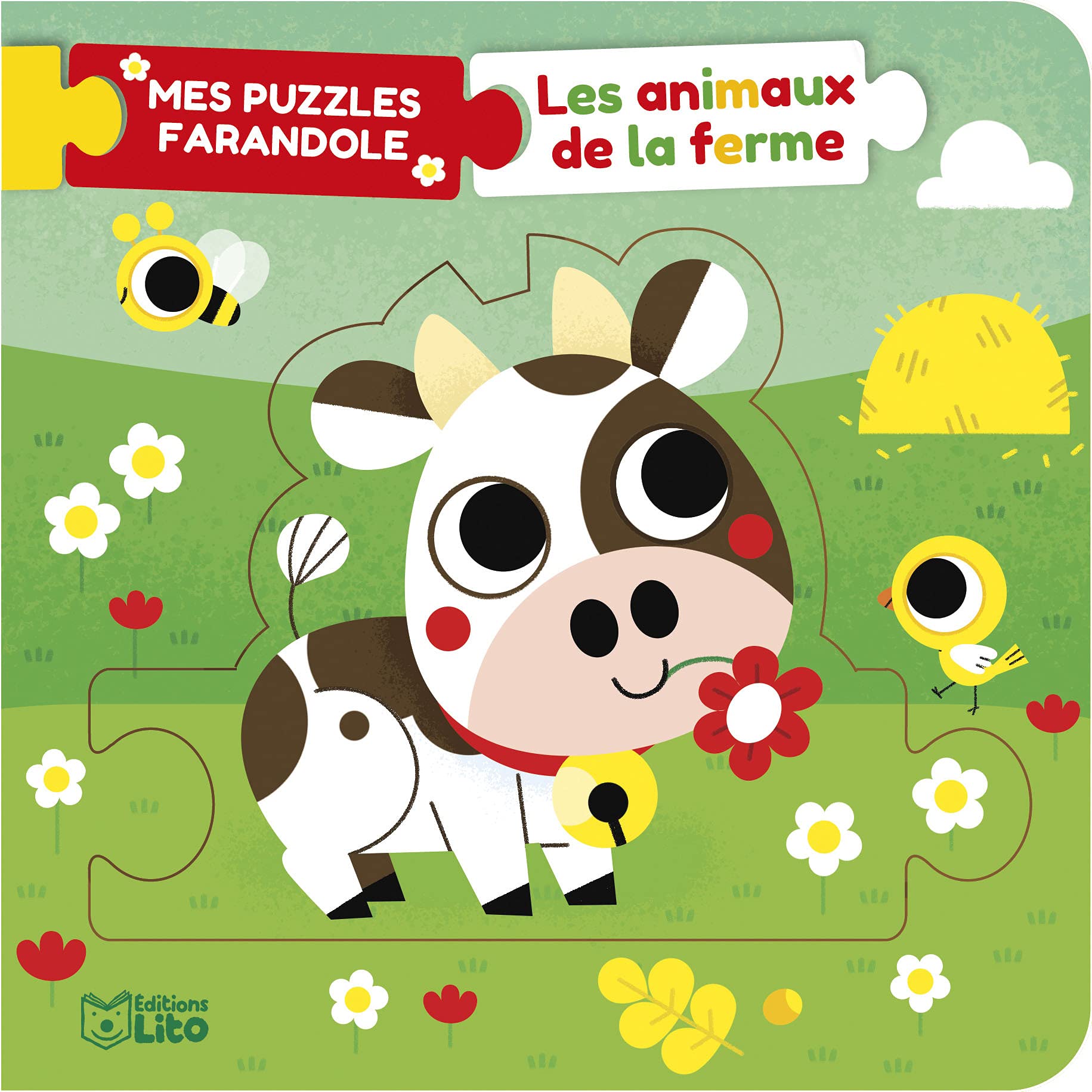 Mes puzzles farandoles - Les animaux de la ferme - Dès 1 an book