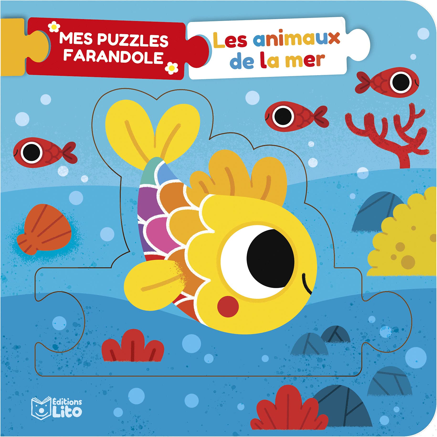 Mes puzzles farandoles - Les animaux de la mer - Dès 1 an book