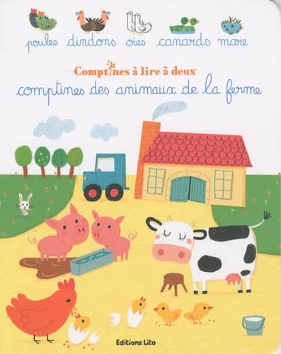 Comptines à lire à deux : Comptines des animaux de la ferme - Dès 2 ans book
