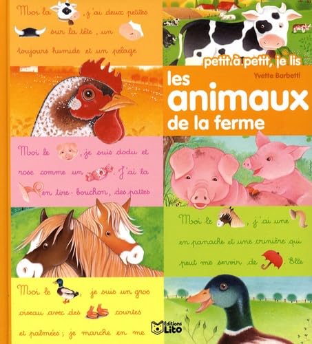 Petit à petit, je lis : Les animaux de la ferme - Dès 3 ans Books