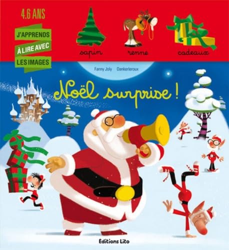 J'Apprends a Lire avec les Images : Noël Surprise - Dès 4 ans: 4-6 ans Books