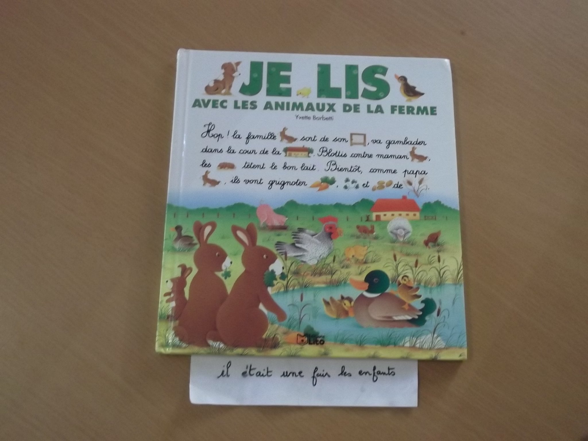 Je lis avec les animaux de la ferme Books
