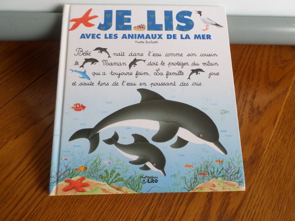 Je lis avec les animaux de la mer Books