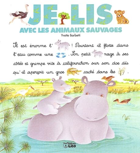 Je lis avec les animaux sauvages Books