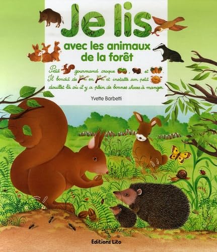 Je lis avec les animaux de la forêt Books