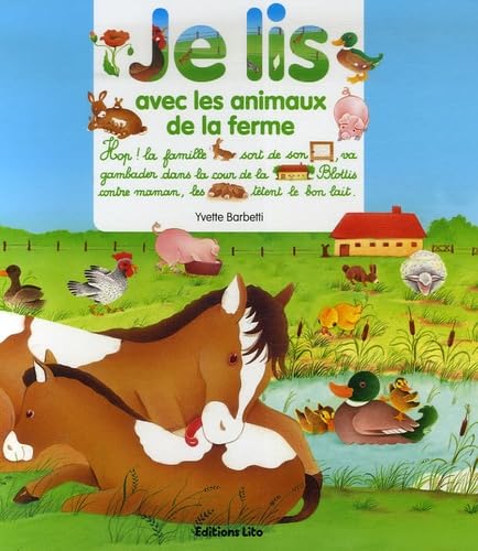 Je lis avec les animaux de la ferme - Dès 3 ans Books
