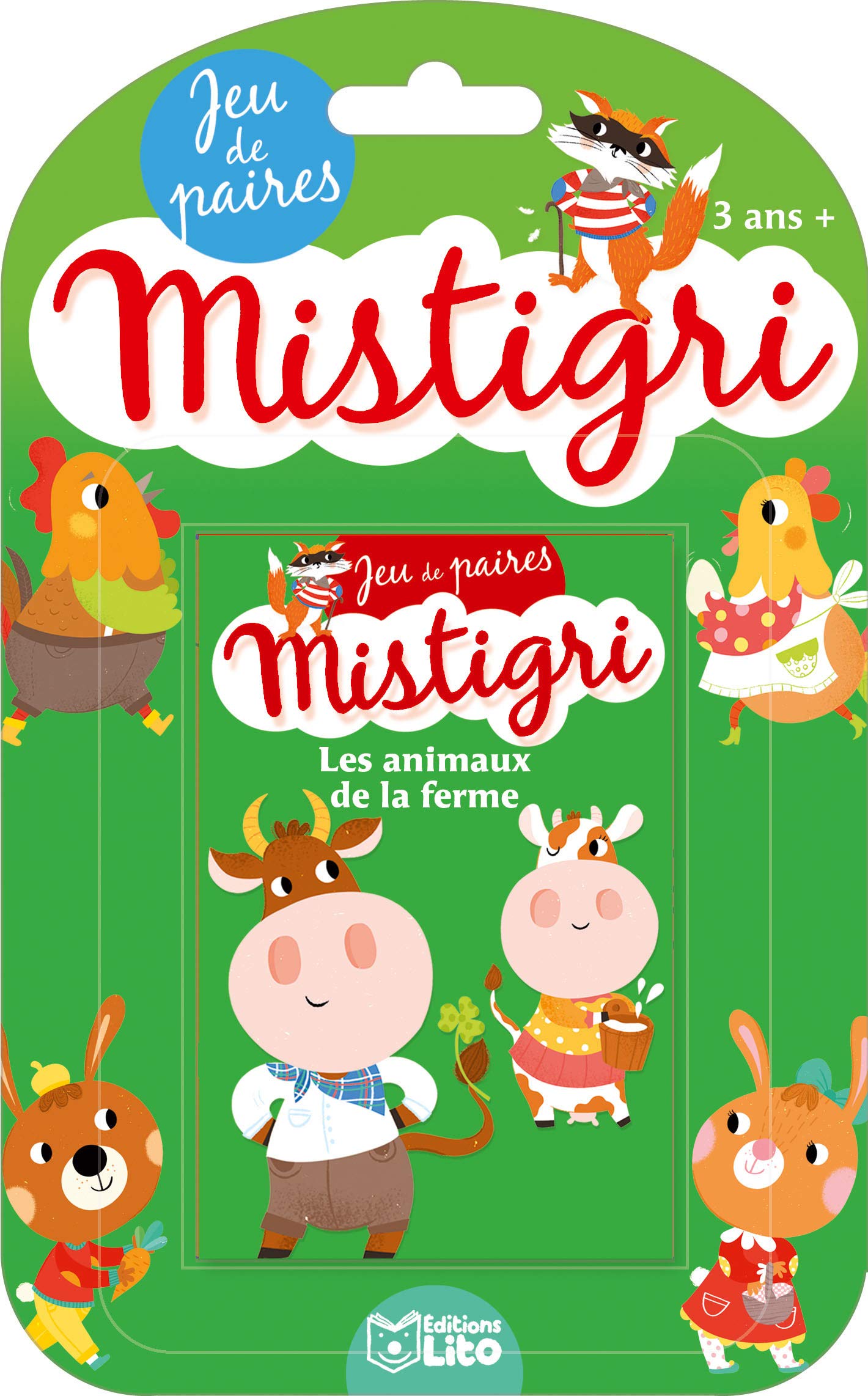 Jeux de Mistigri: Les animaux de la ferme - Dès 3 ans book