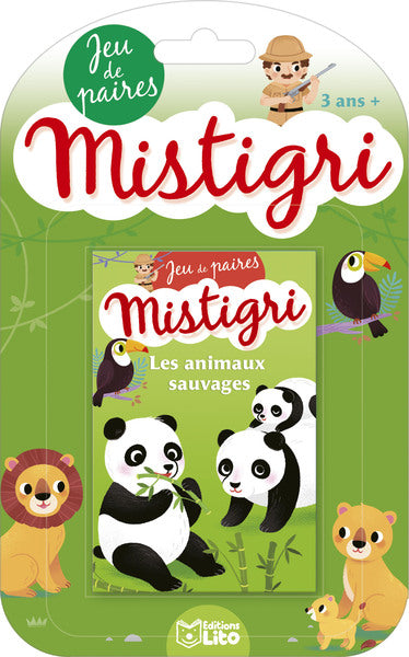 Les animaux sauvages : jeu de paires book
