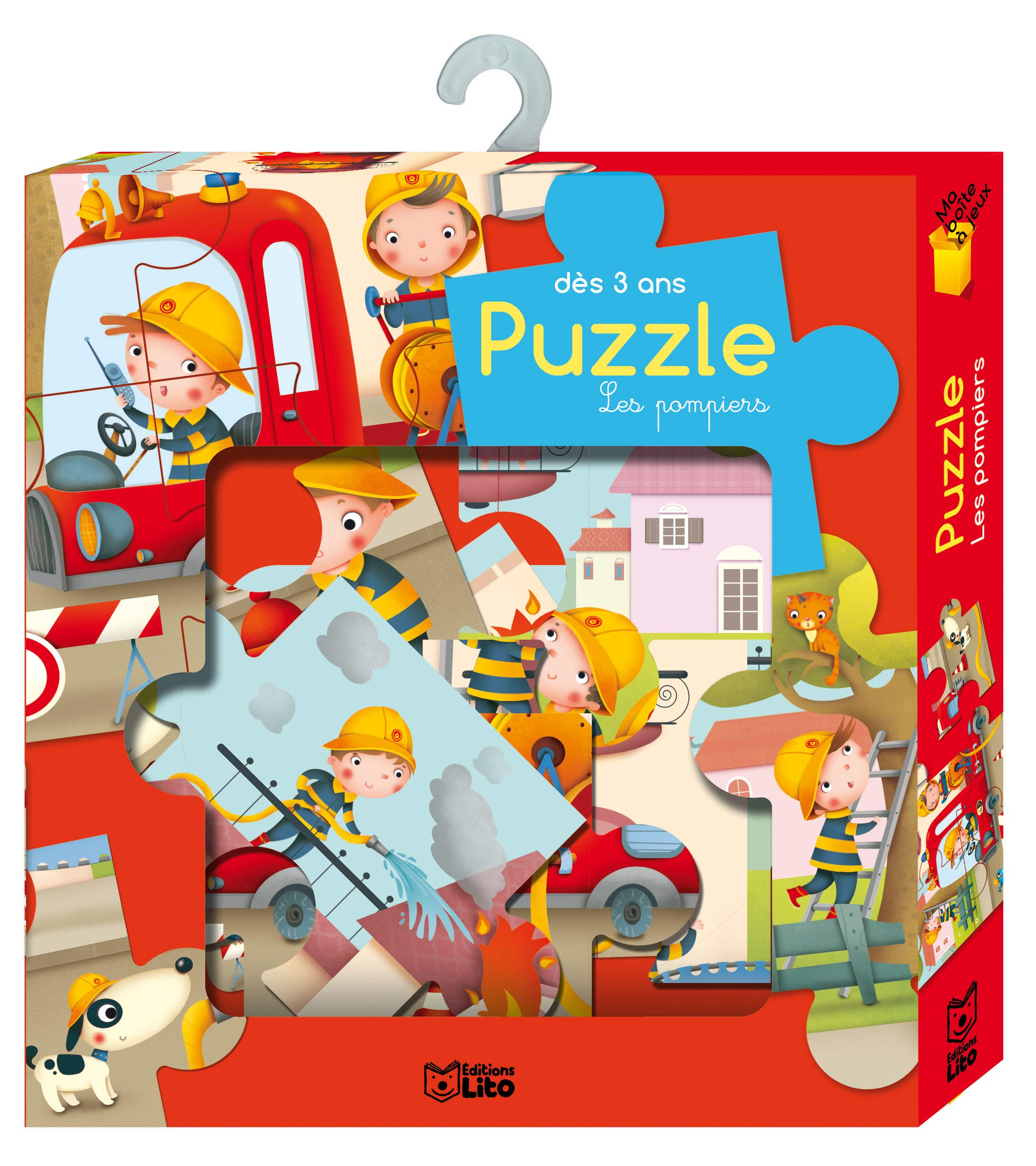 Ma Boite a Jeux : Puzzle des Pompiers 12 Pièces - Dès 3 ans book