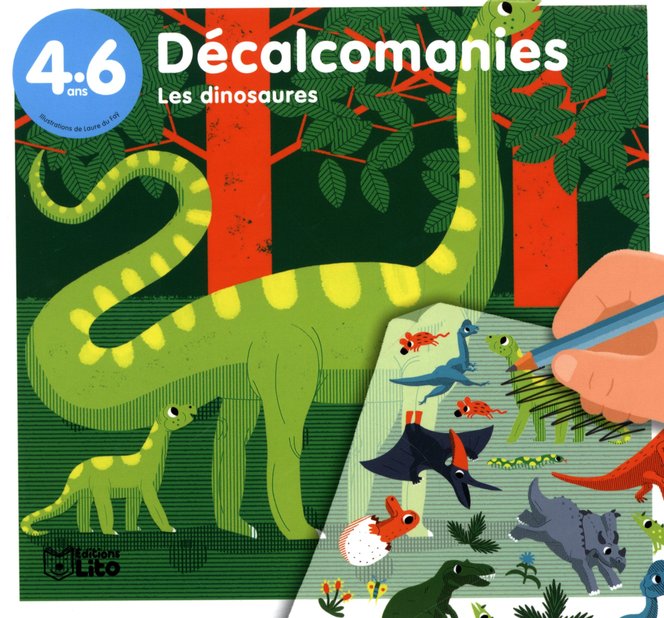 Mes Premieres Decalcomanies : les Dinosaures - De 4 à 6 ans book