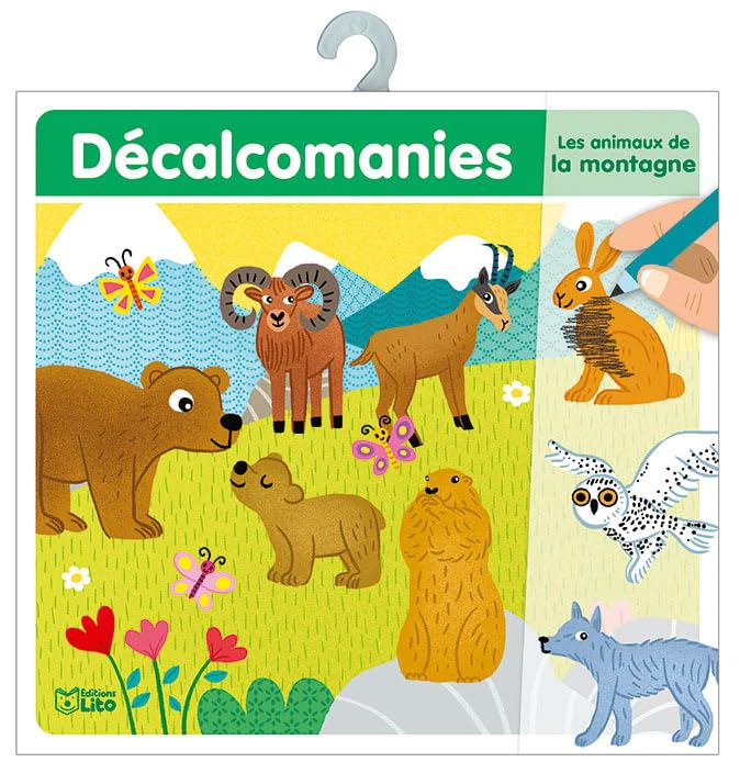 Mes premières décalcomanies: Les animaux de la montagne - Dès 4 ans book