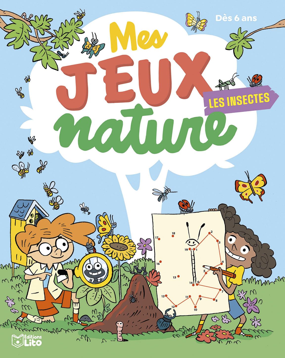 Mes jeux nature Les insectes book