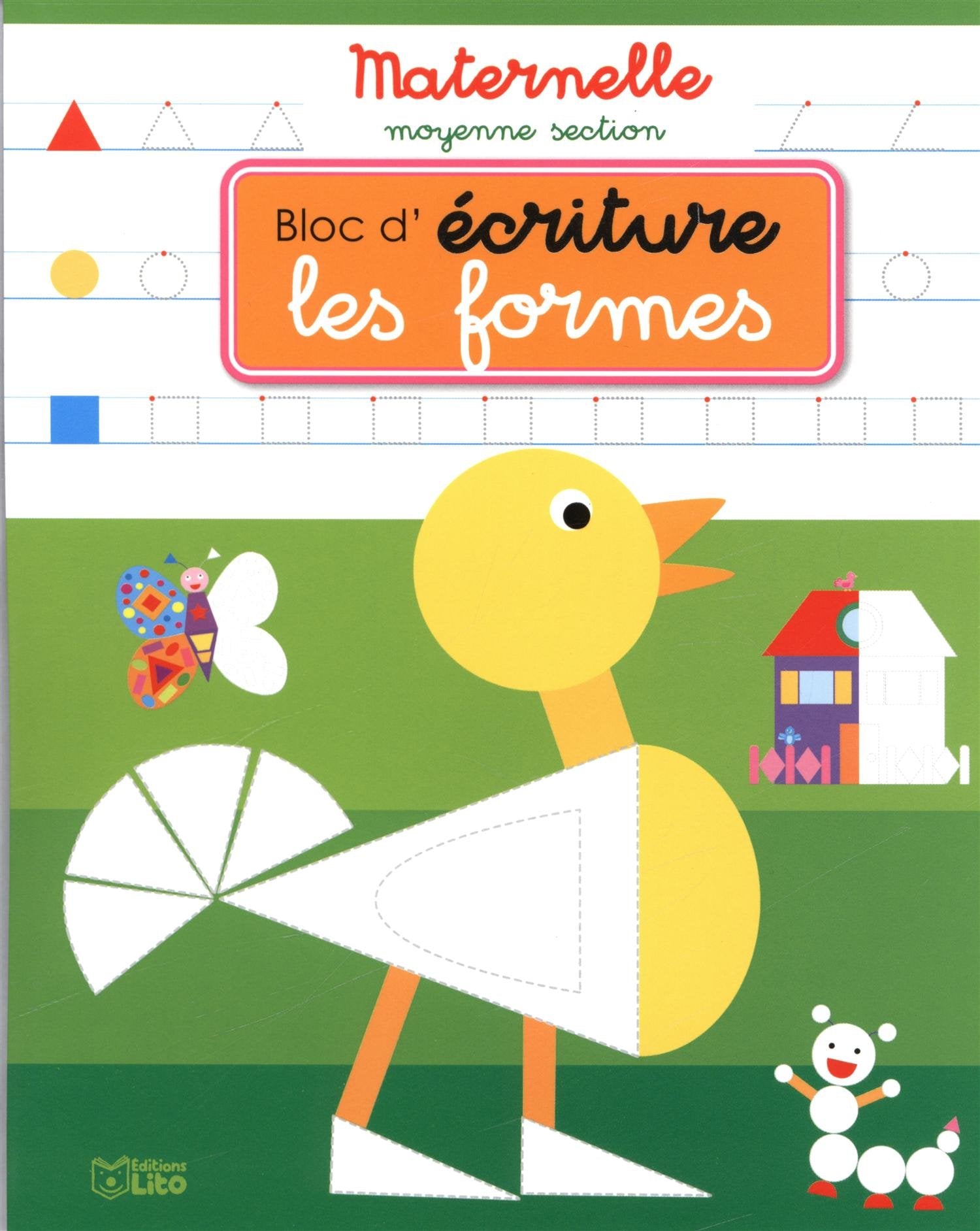 Bloc d'Écriture Maternelle Moyenne Section : les Formes - Dès 4 ans book