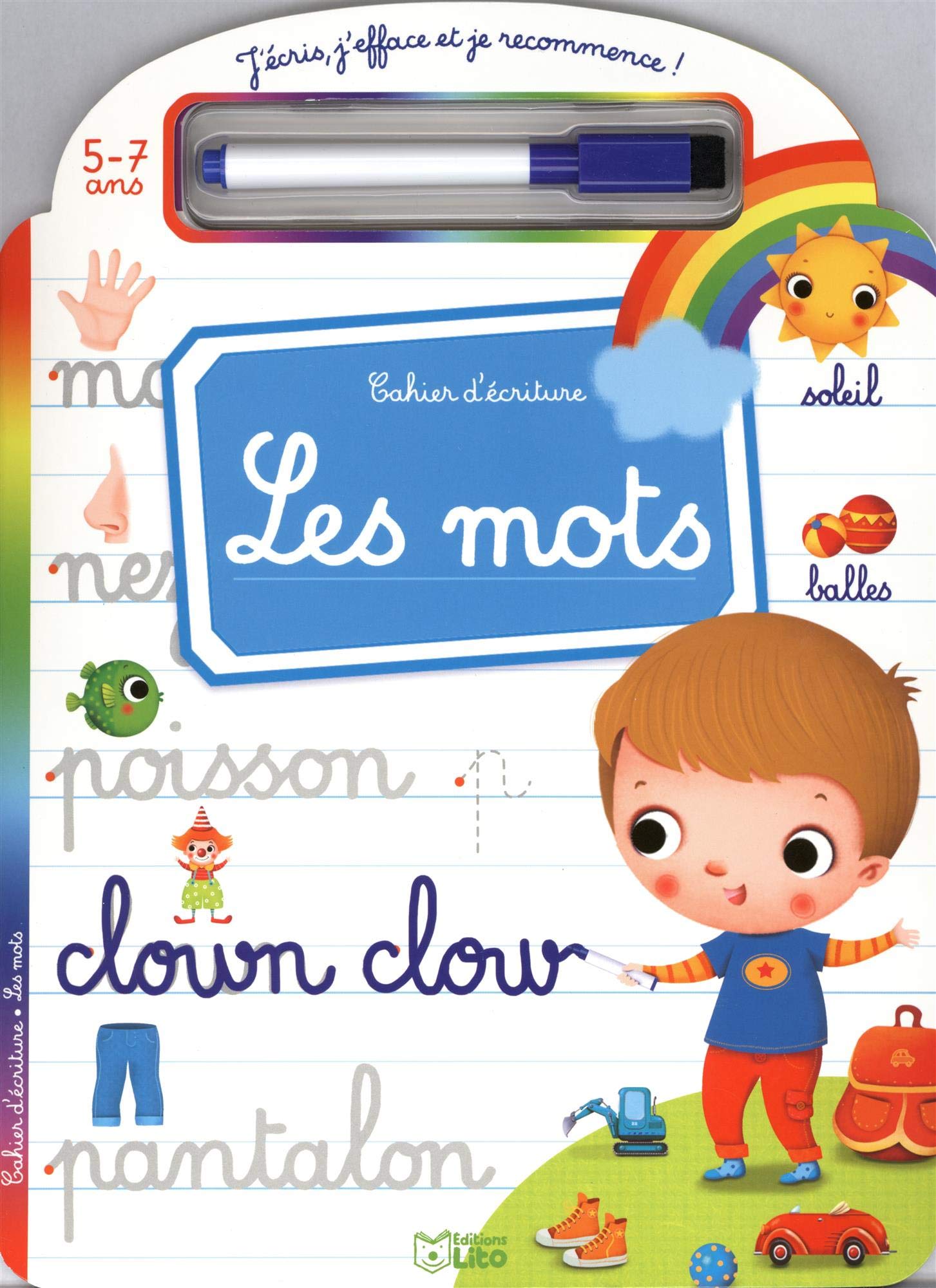 J'écris, j'efface et je recommence ! : Les mots - Dès 5 ans book
