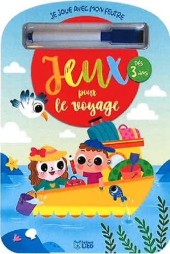 Je joue avec mon feutre: Jeux pour le voyage - Dès 3 ans : Avec un feutre book