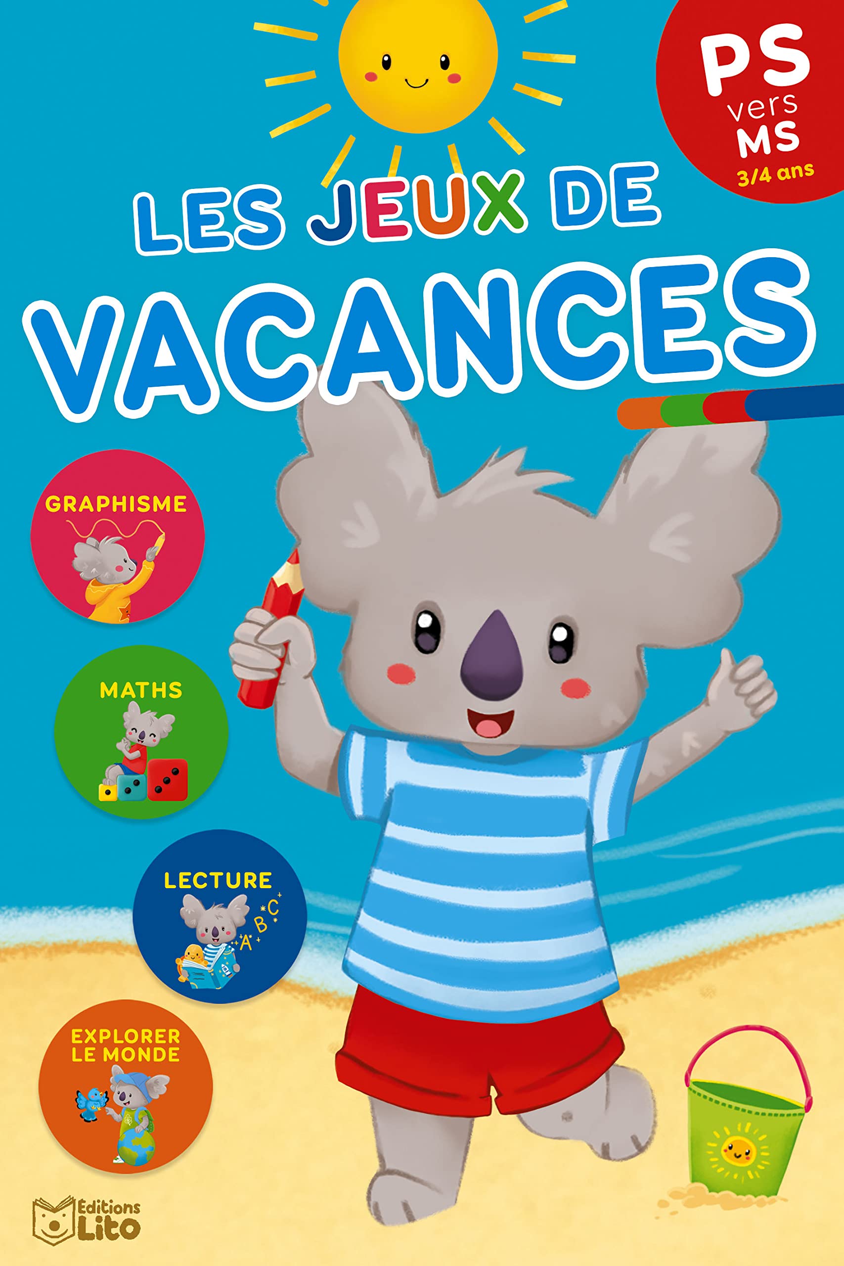 Les jeux de vacances - De la petite section à la moyenne section - 3/4 ans - LES BLOCS DE VACANCES Books