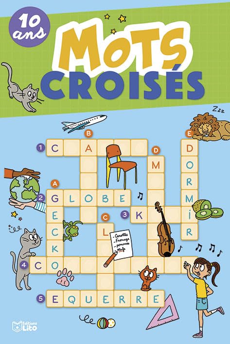 Super bloc jeux - Mots croisés 10 ans Books