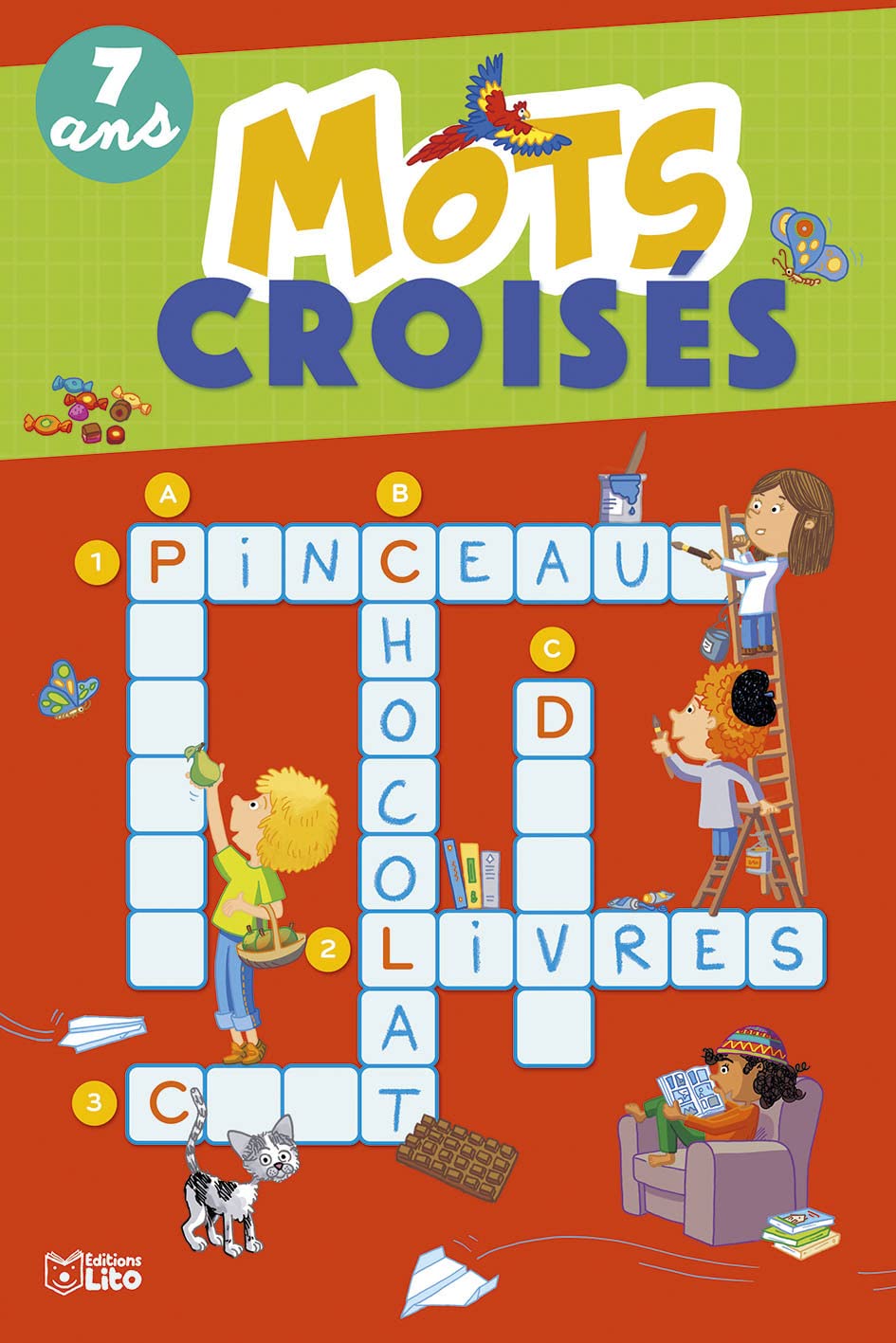 Super bloc jeux - Mots croisés - 7 ans Books