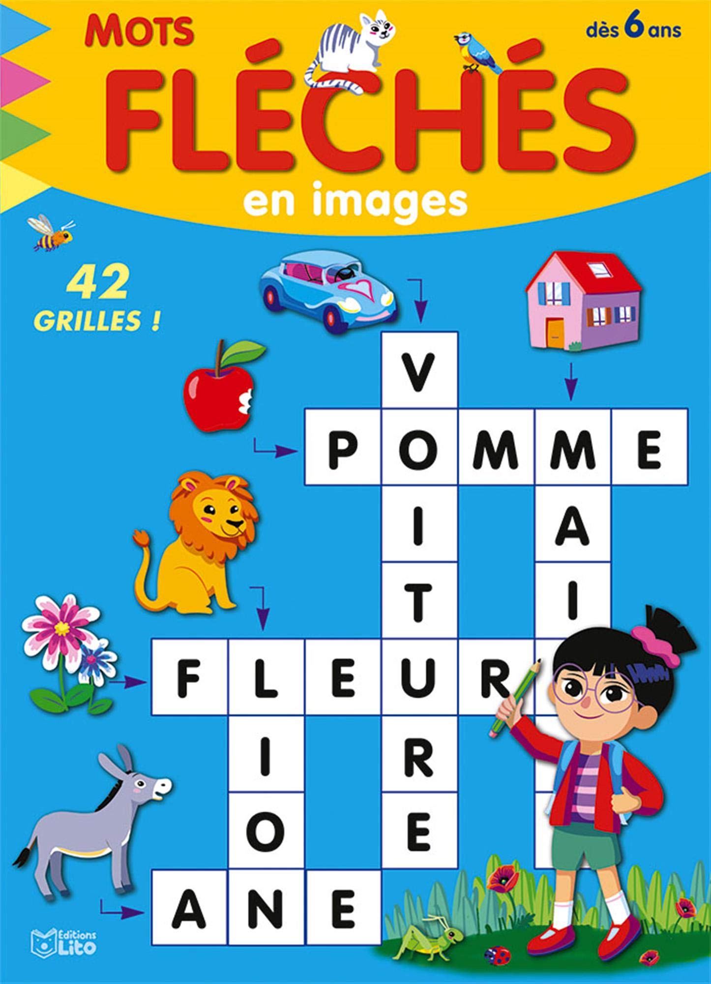 Mots Fleches en Images - Le Lion - A partir de 6 ans book