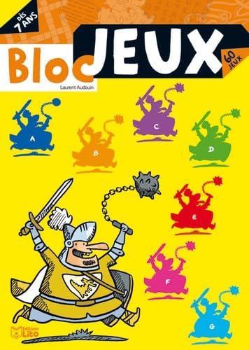 Bloc jeux chevaliers ombres - 7 ans: 60 jeux dès 7 ans Books