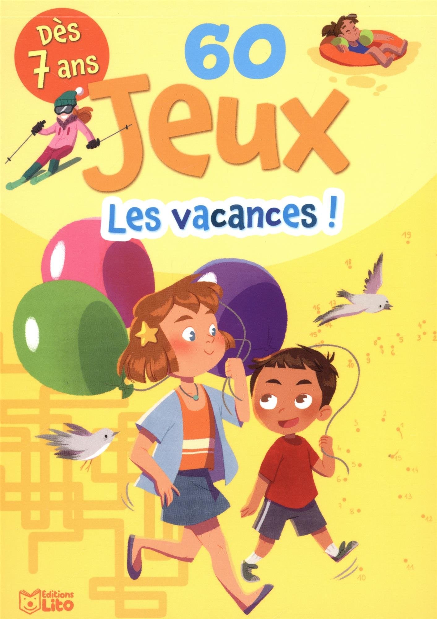 Bloc jeux : 60 jeux Les vacances ! - Dès 7 ans book