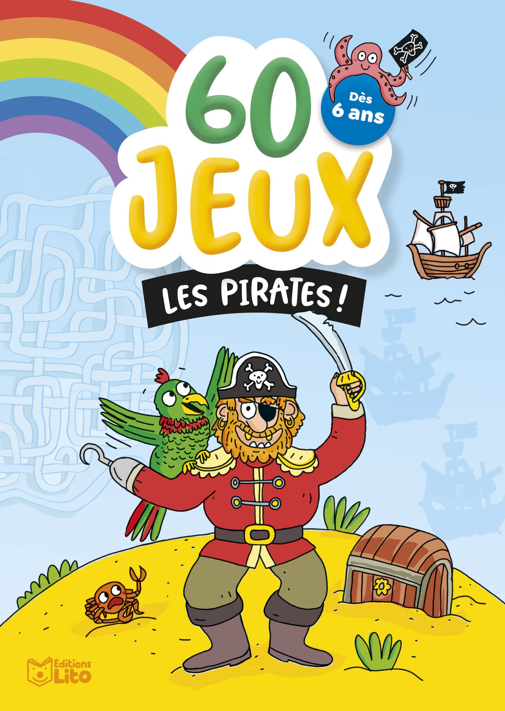 Bloc jeux - 60 jeux Les pirates! Dès 6 ans book