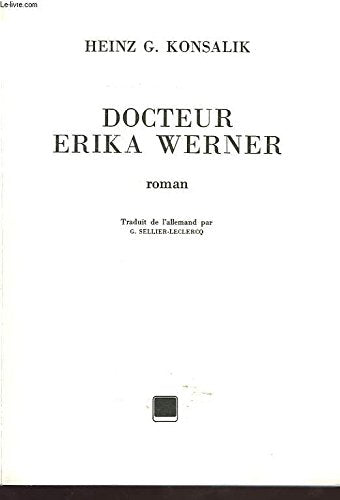Docteur Erika Werner by Konsalik dvd
