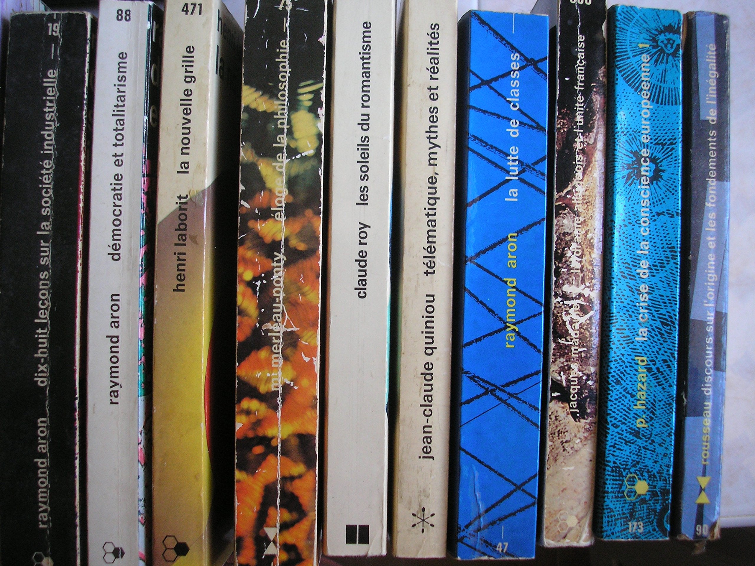 lot 10 livres collection id�es nrf gallimard : dis book