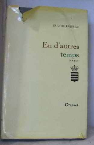 En d'autres Temps (1900-1939) book