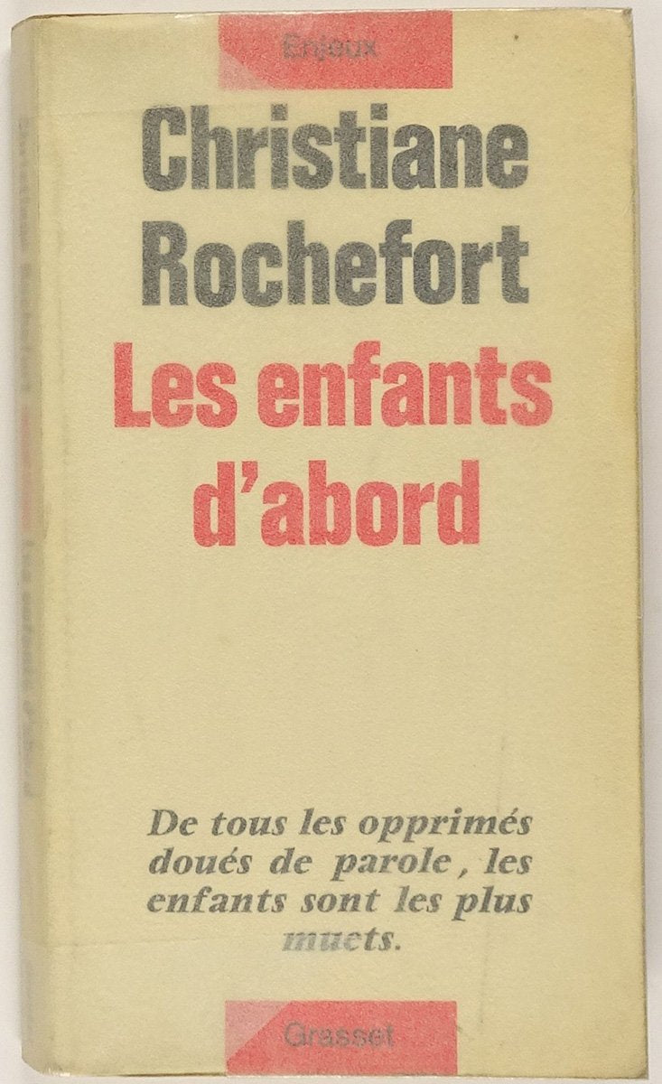 Les enfants d'abord book