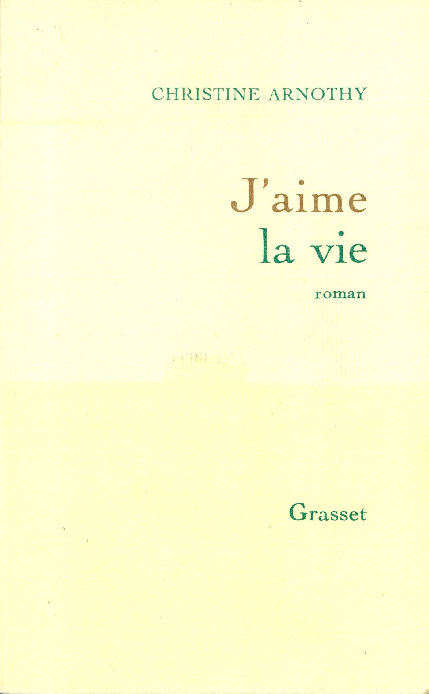 J'aime la vie book