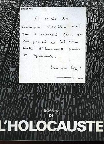 Dossier de l'Holocauste book