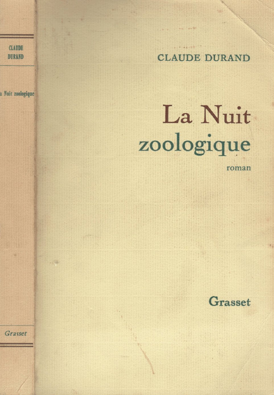 La nuit zoologique book